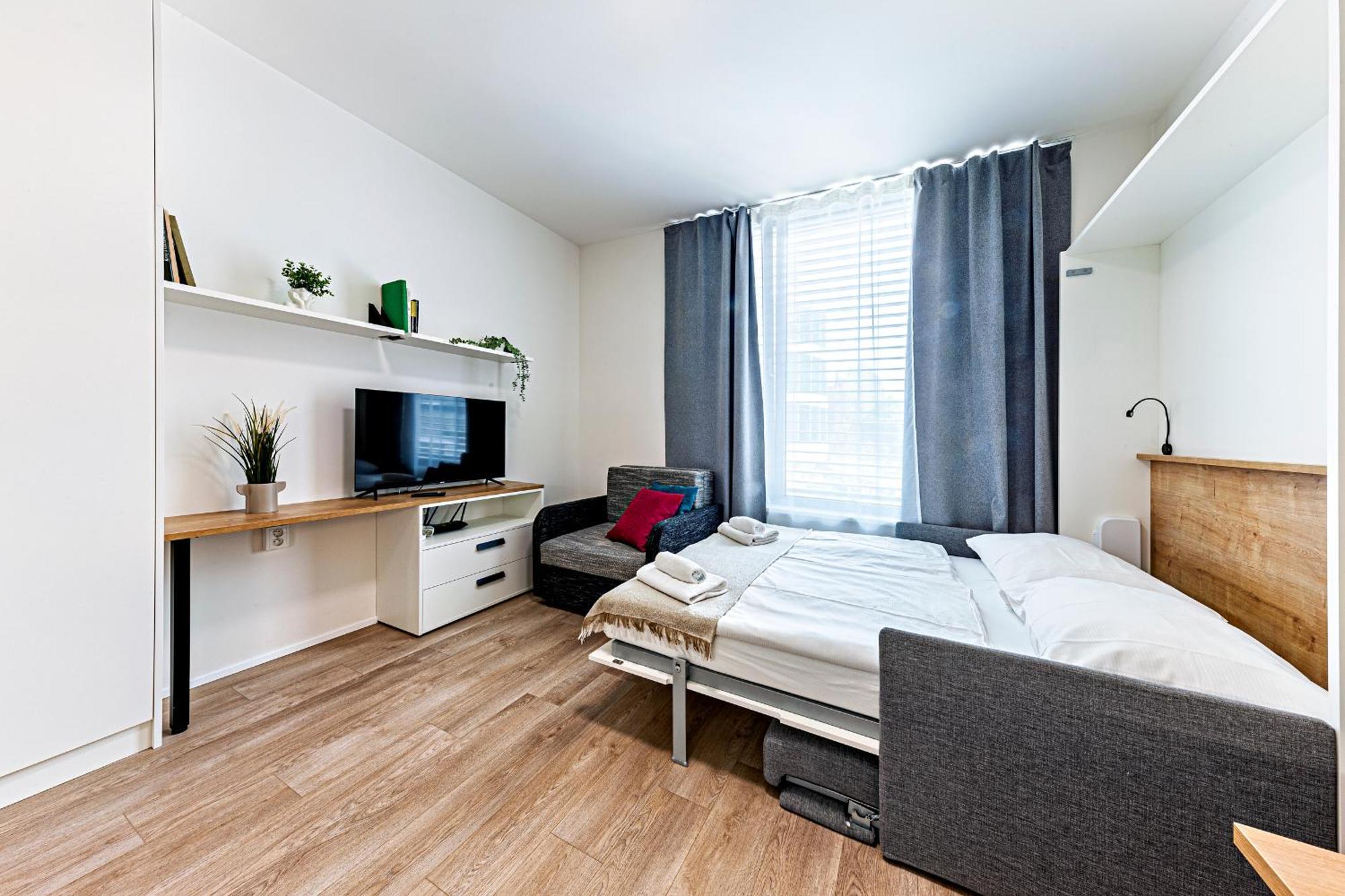 Kora Apartments Andel Praga Esterno foto